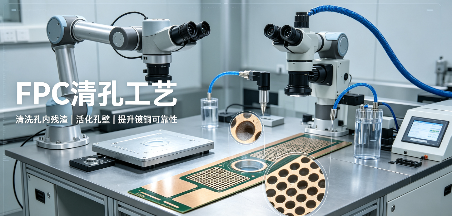 FPC清孔工艺封面示意图
